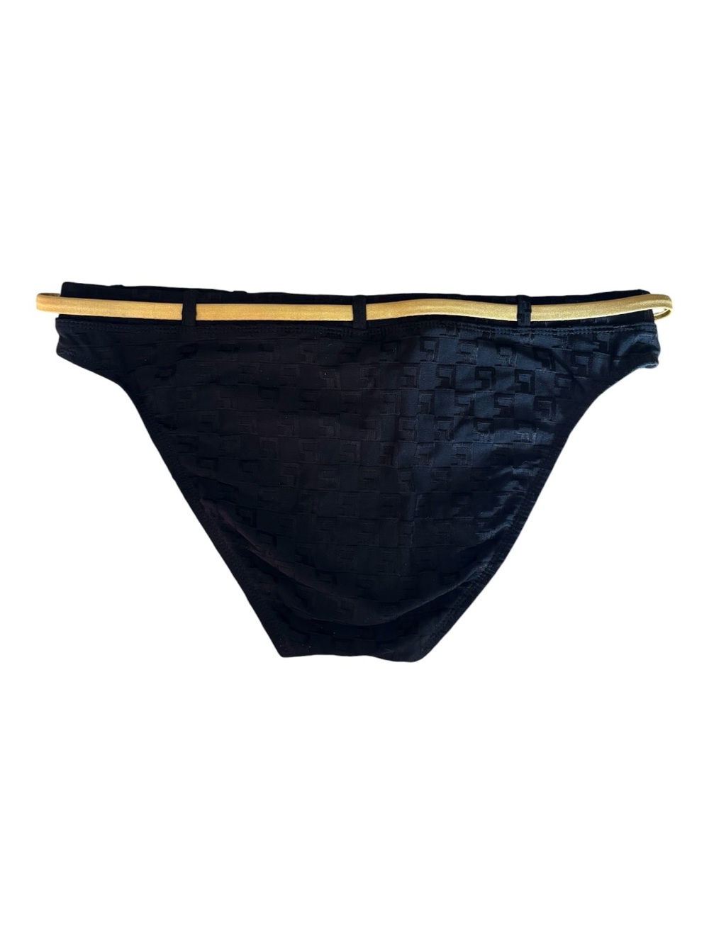 NWOT St. John Black Two-Piece Bikini with Gold Accents 16/14 (runs small) - Picture 6 of 8